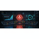 Control room dashboard showing AI safety alerts and metrics.